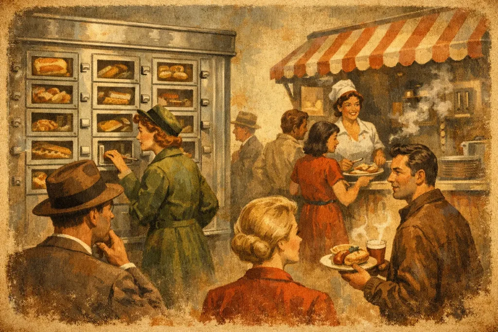 Speisenautomat oder Imbiss - was passt heute?