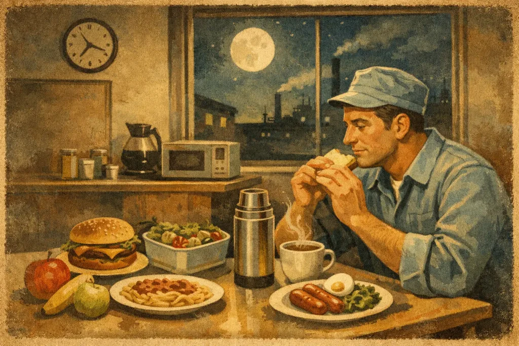 Welches Essen passt zur Nachtschicht?