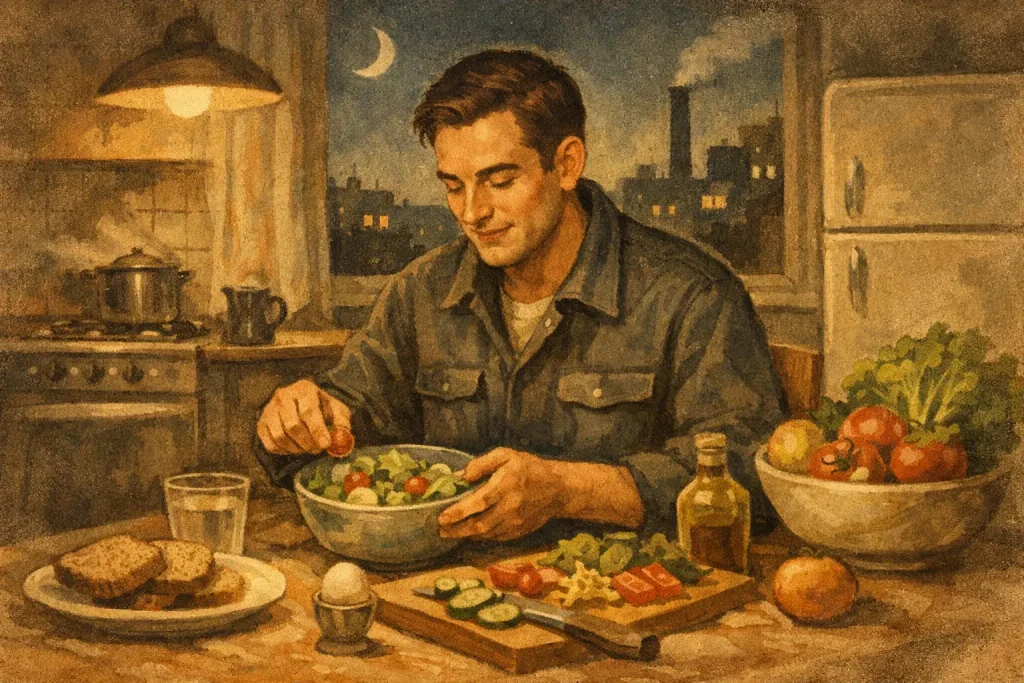 Schnell essen nach Spätschicht - frisch statt fertig