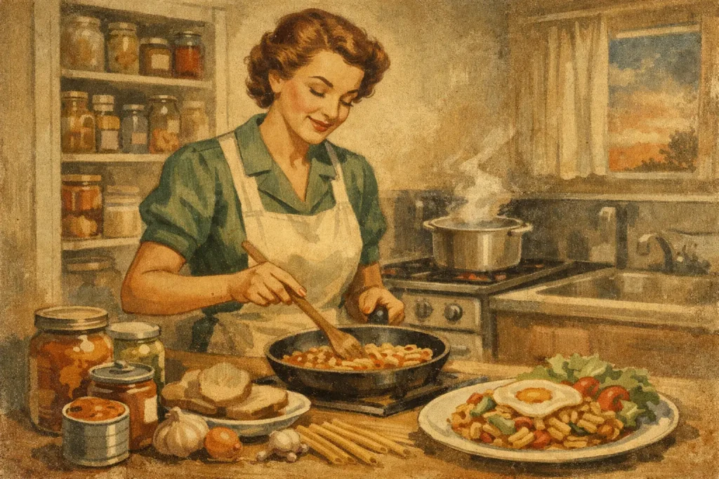 Schnelles Abendessen ohne Einkauf, das satt macht