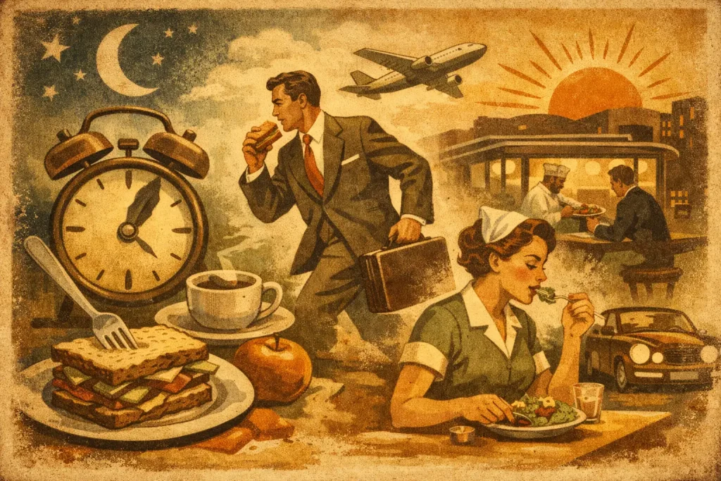 Essen bei unregelmäßigen Uhrzeiten ohne Kompromisse