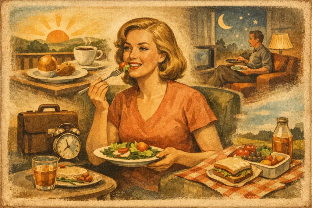 Mahlzeit ohne Essenszeiten - frisch, wenn du willst